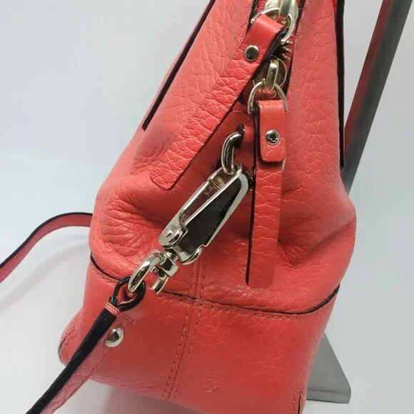 Kate Spade Orange Purse Bag Top Handle Crossbody Satchel - Picture 4 of 16